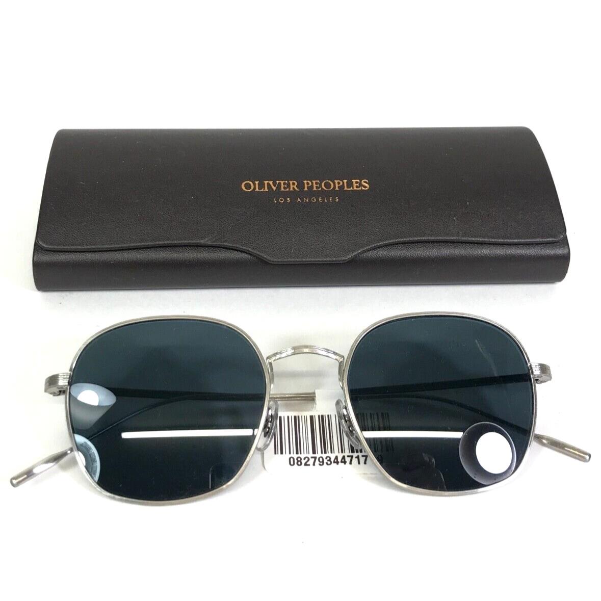 Oliver Peoples Sunglasses OV1307ST 52543R Ades Brushed Silver Blue 50-20-145