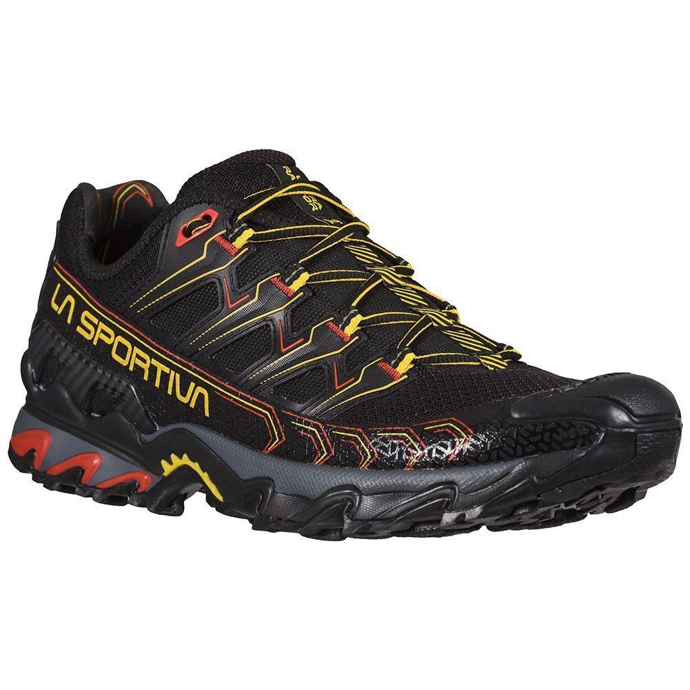 La Sportiva Ultra Raptor II Men`s Trail Running Shoes Black/yellow M44.5 Wide