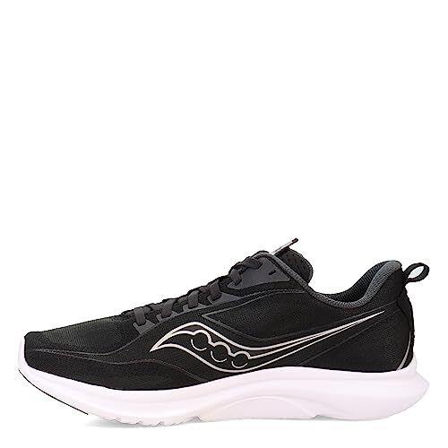 Saucony Men`s Kinvara 13 Running Shoe Black/silver 12.5 - Black/Silver