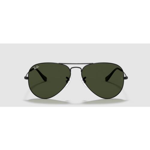 Ray-ban RB3026 Black Aviator Sunglasses 62mm G15 Lenses L2821