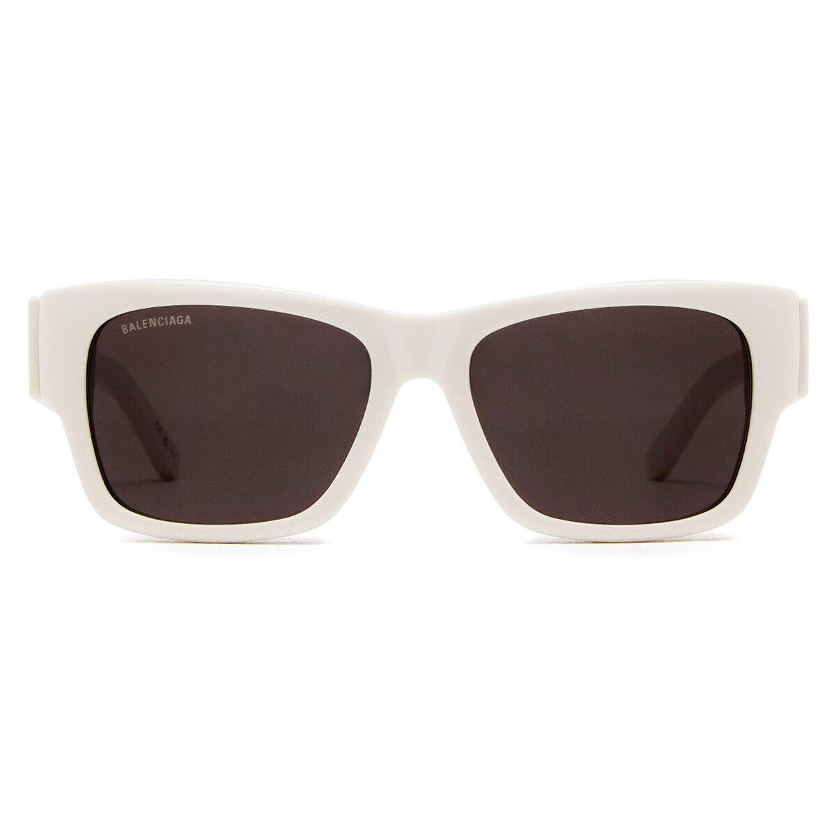 Balenciaga BB0262SA Sunglasses Unisex White Gray Square 56