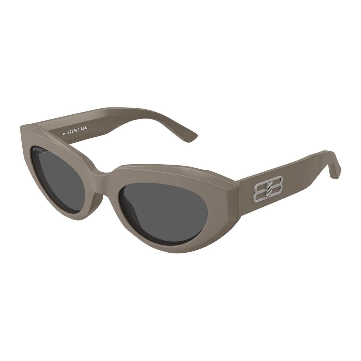 Balenciaga BB0236S Mud Brown/grey 004 Sunglasses