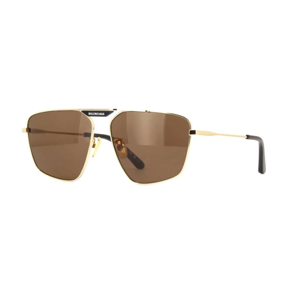 Balenciaga BB0246SA Gold/brown 003 Sunglasses