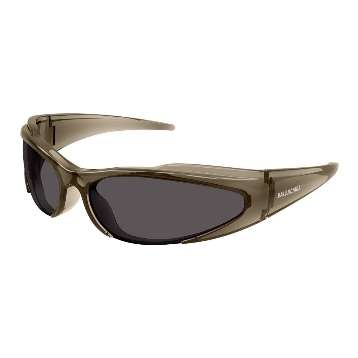 Balenciaga BB0253S Transparent Brown/grey 002 Sunglasses