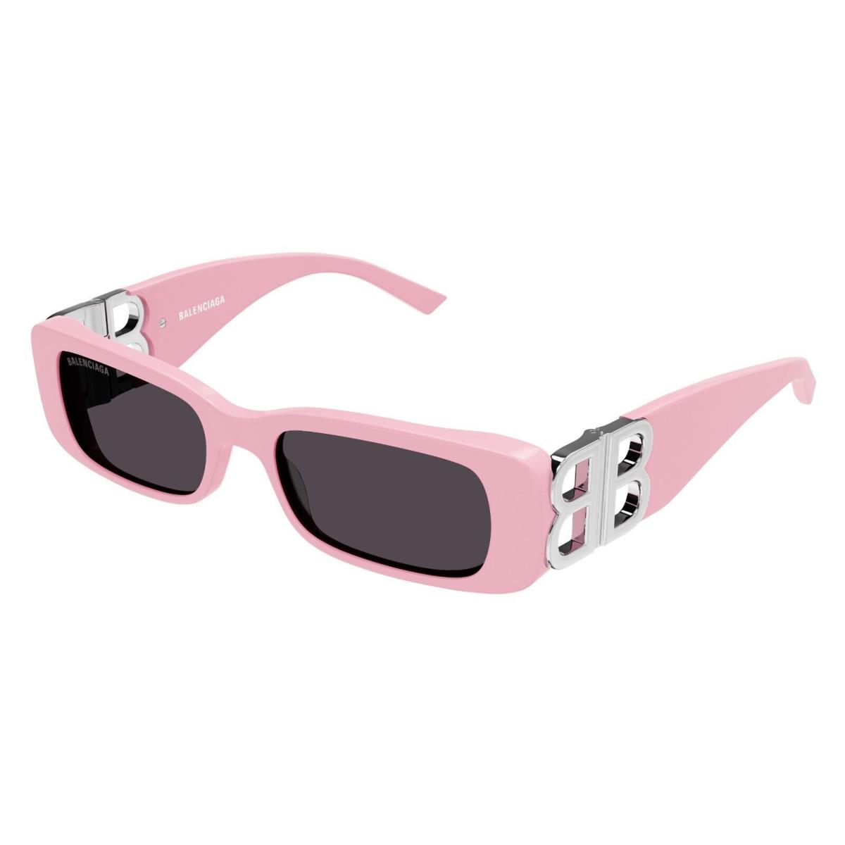 Balenciaga BB0096S Pink/dark Grey 012 Sunglasses