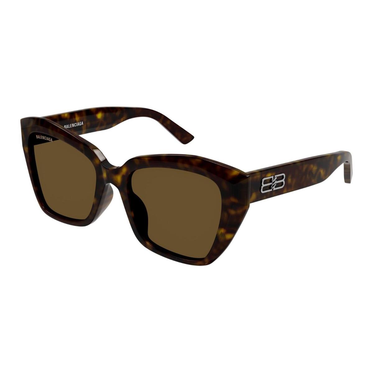 Balenciaga BB0273SA Havana/brown 002 Sunglasses