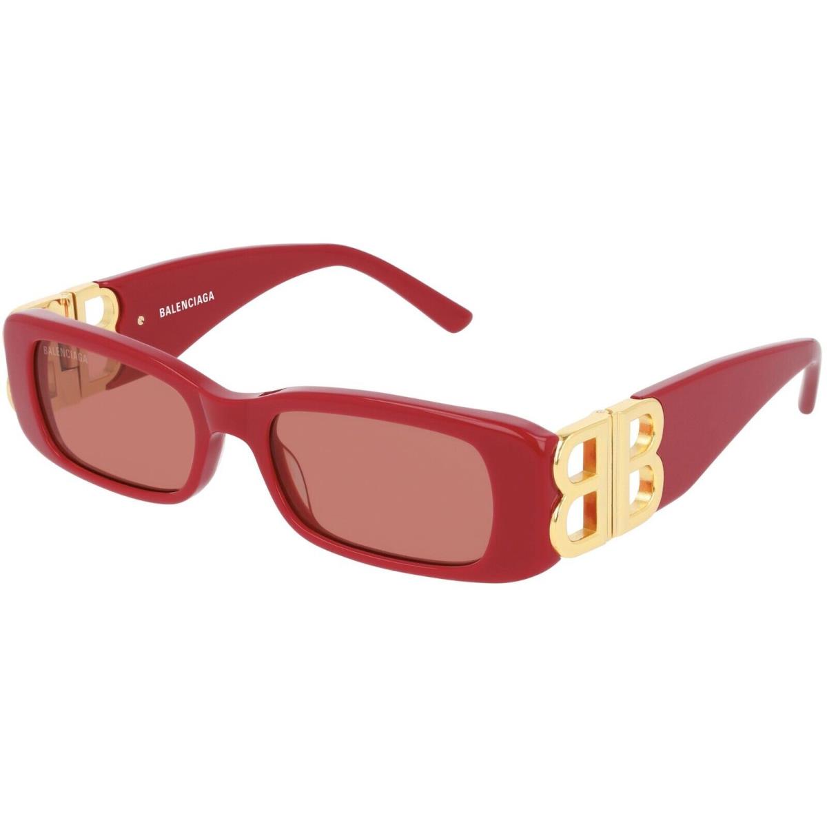 Balenciaga BB0096S Red/red 003 Sunglasses