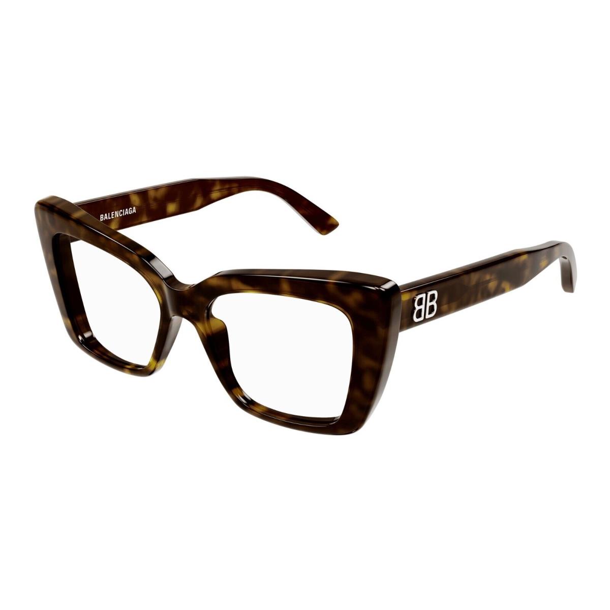 Balenciaga BB0297O Havana 002 Eyeglasses