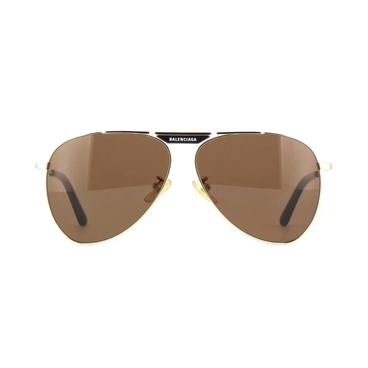 Balenciaga BB0244S Gold/brown 003 Sunglasses