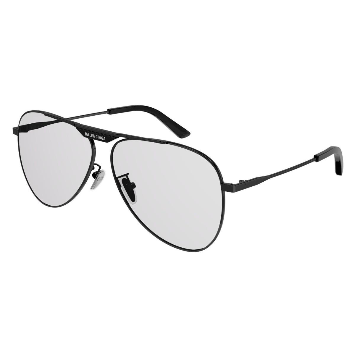 Balenciaga BB0244S Black/light Grey 004 Sunglasses