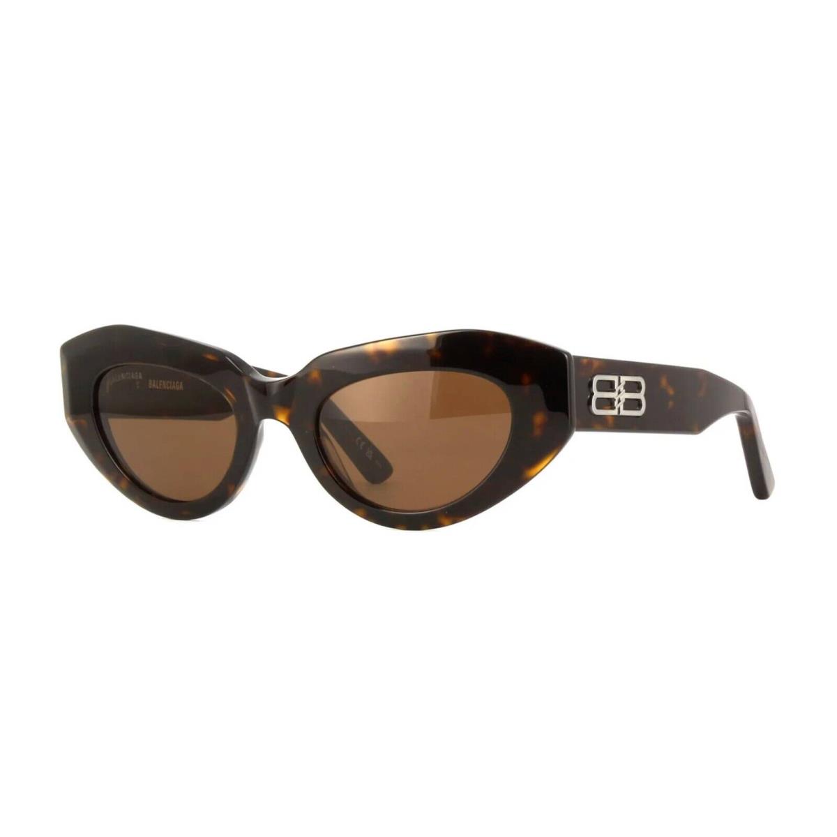 Balenciaga BB0236S Havana/brown 002 Sunglasses