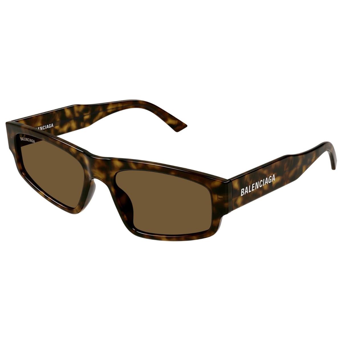 Balenciaga BB0305S Havana/brown 007 Sunglasses