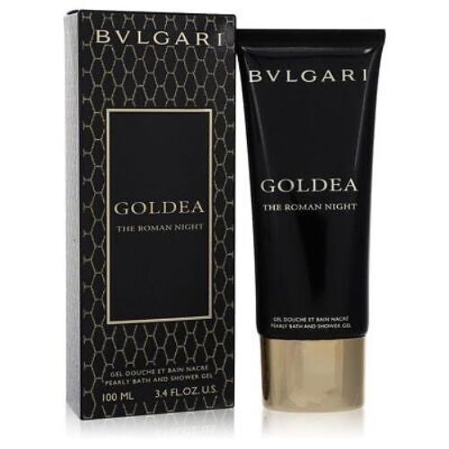 Bvlgari Goldea The Roman Night by Bvlgari Pearly Bath and Shower Gel 3.4 oz Wo