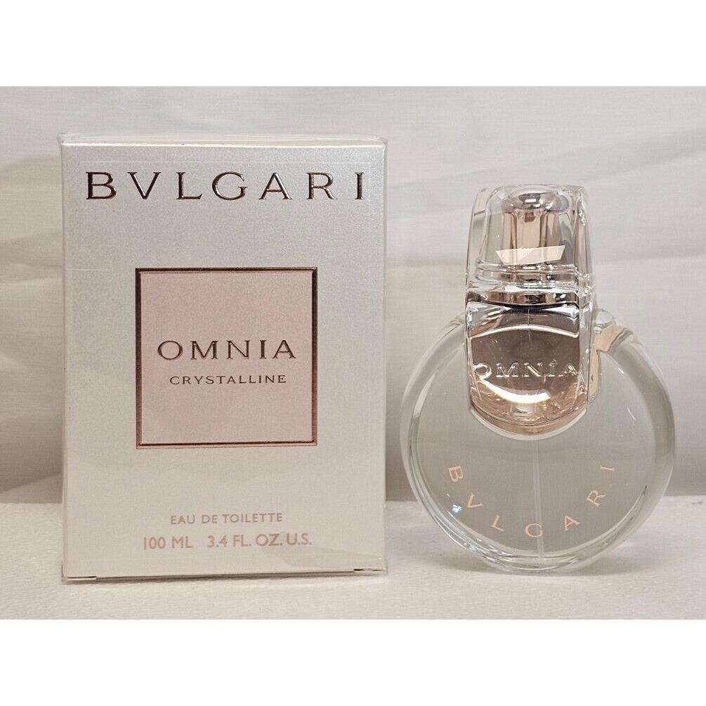 Omnia Crystalline by Bvlgari For Women 100ml 3.4.Oz Eau de Toilette Spray