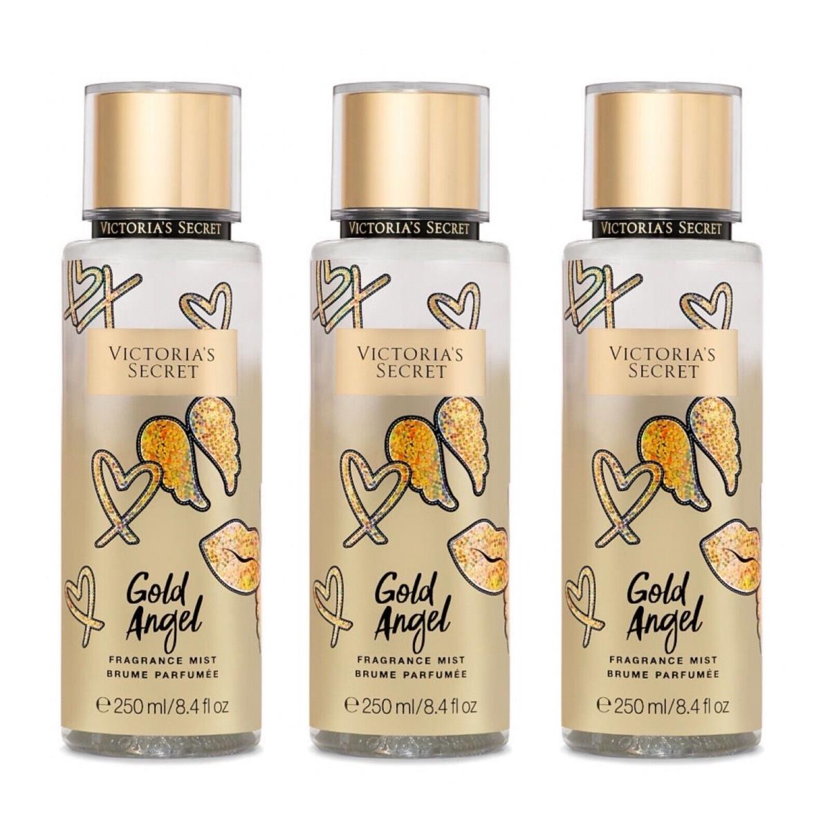 Victoria s Secret Gold Angel Fragrance Mist 8.4 Fl.oz. Lot of 3