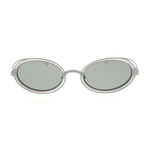 Emporio Armani 0EA2118 333387 Matte White Oval Sunglasses