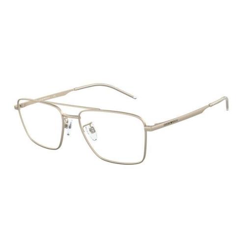 Emporio Armani EA1132 3002 Matte Pale Gold Demo Lens 55 mm Men`s Eyeglasses