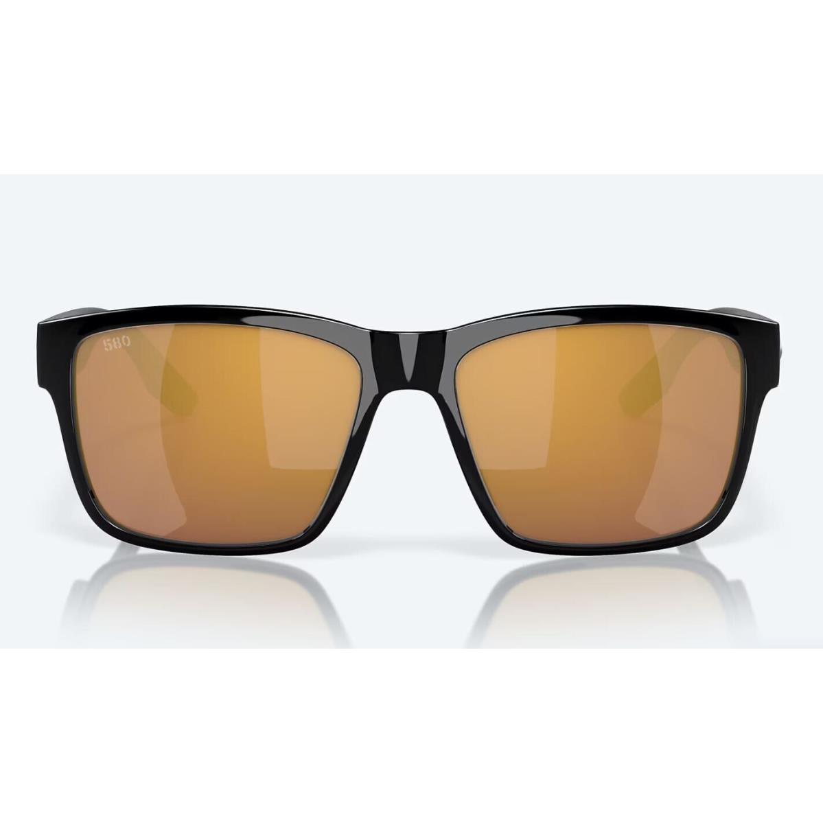 Costa Del Mar Paunch Black / Gold Mirror Polarized Glass 580G