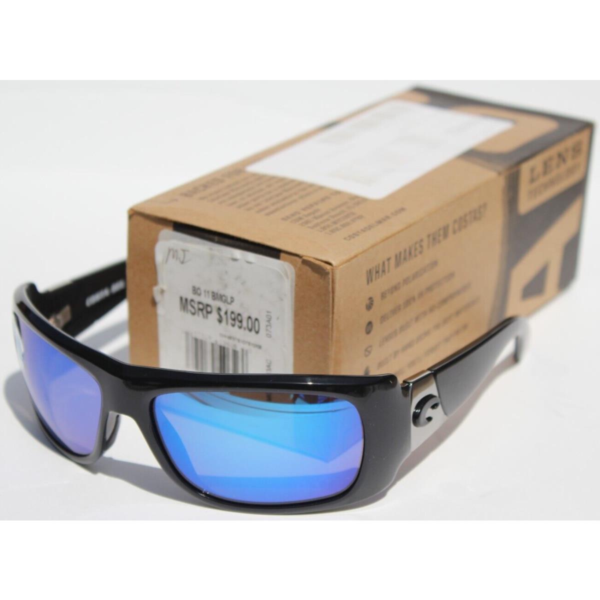 Costa Del Mar Bonita Polarized Sunglasses Black/blue Mirror 400G Rare