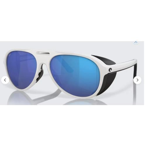 Costa Del Mar Grand Catalina Hull White / Blue Mirror Polarized Glass 580G