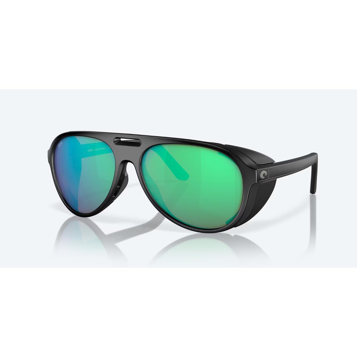 Costa Del Mar Grand Catalina Matte Black/ Green Mirror Polarized Glass 580G