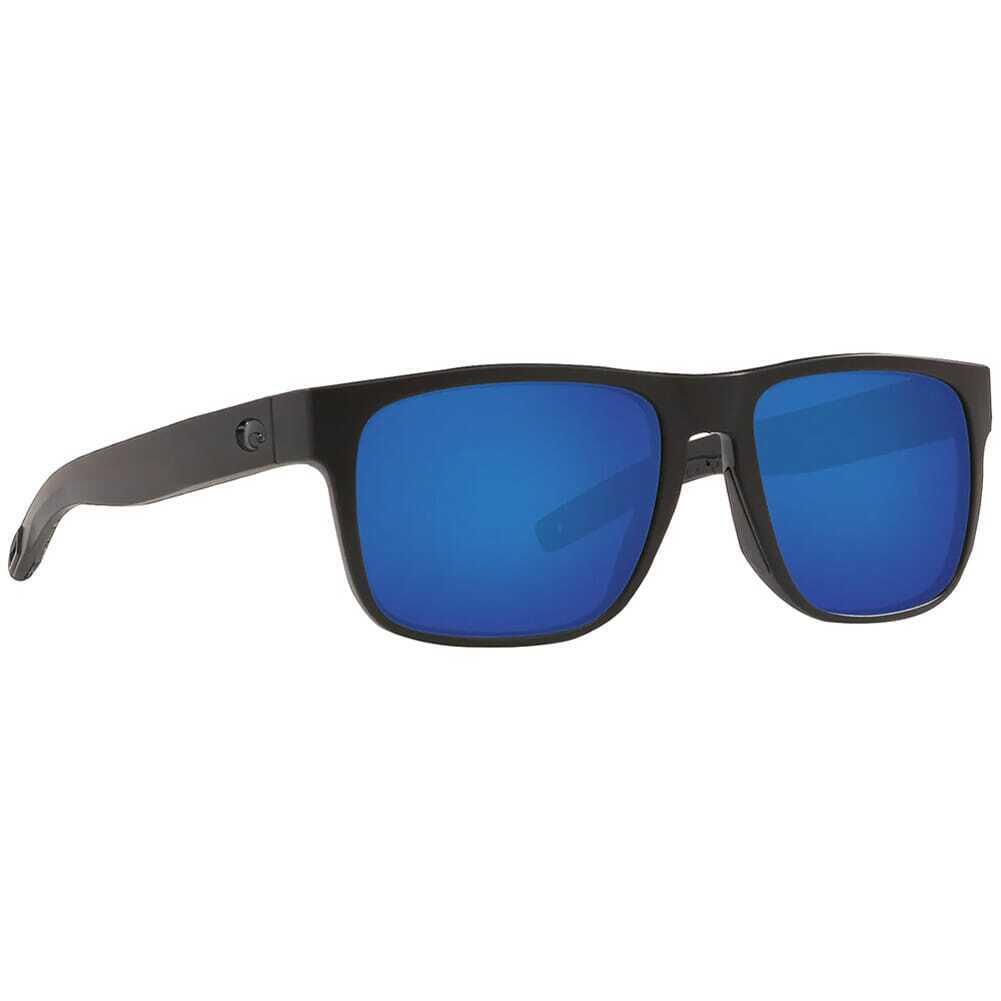 Costa Spearo Blackout Frame Sunglasses W/blue Mirror 580G Lens 06S9008-90081256