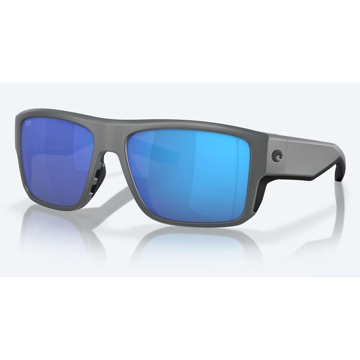 Costa Del Mar Taxman Matte Gray / Blue Mirror Polarized Glass 580G