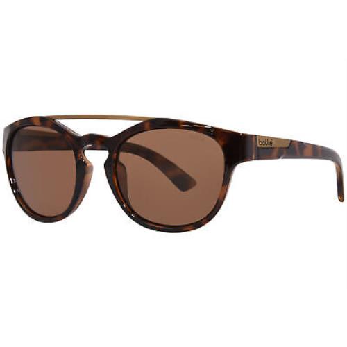 Bolle Boxton 12354 Sunglasses Shiny Brown Tortoise/polarized Brown 52mm