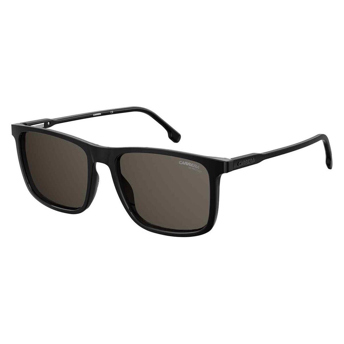 Carrera 231/S Sunglasses Unisex 0807 Black Rectangle 55mm