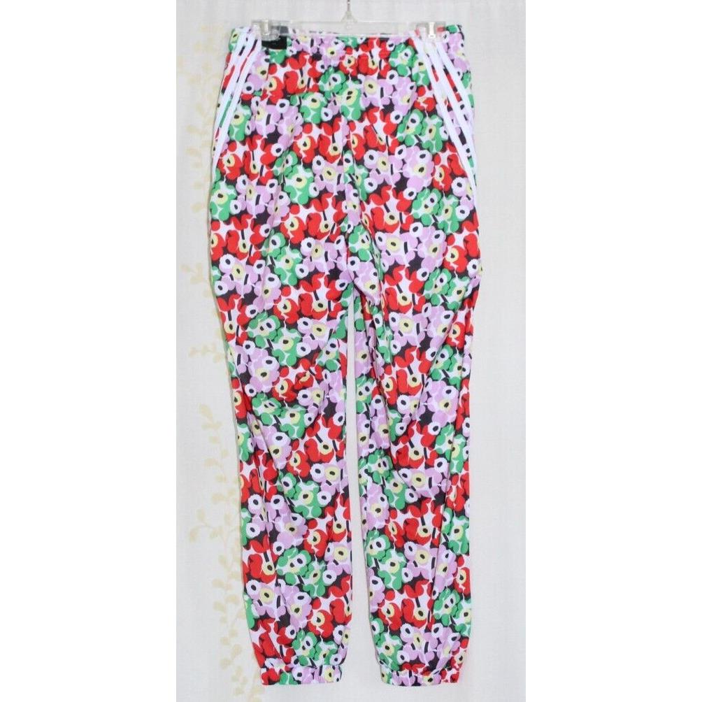Adidas Marimekko Multicolor Floral Loose Fit Track Pants Women`s Small
