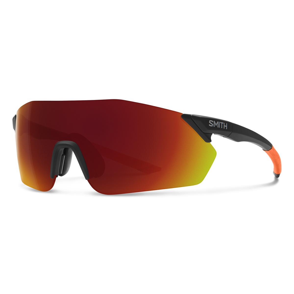 Smith Reverb Sunglasses 2021 Matte Black Cinder || ChromaPop Red Mirror Lens