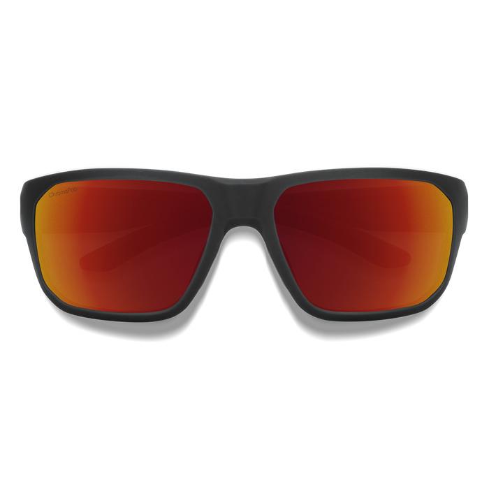 Smith Arvo Sunglasses - Matte Black W/chromapop Polarized Red Mirror