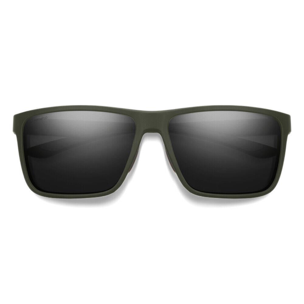 Smith Riptide Polarized Sunglasses Mattemoss Black Chromapopglass