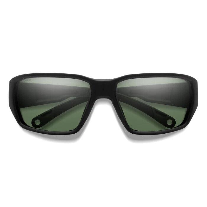 Smith Hookset Sunglasses - 2024 - Matte Black W/chromapop Polarized Grey Green