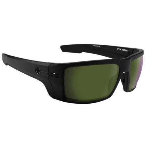 Spy Optic Rebar Ansi Sunglasses - Matte Black / Happy Bronze Polar Olive Mirror