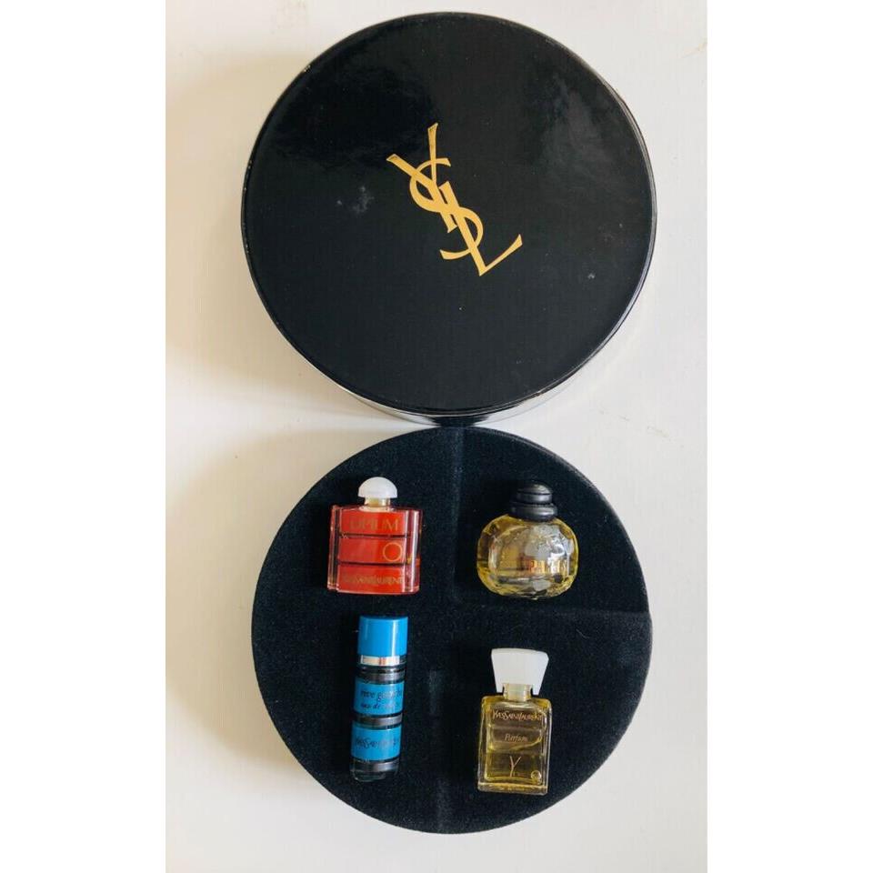 Vintage Yves Laurent Saint Perfume Gift SET/4PCS For Collection