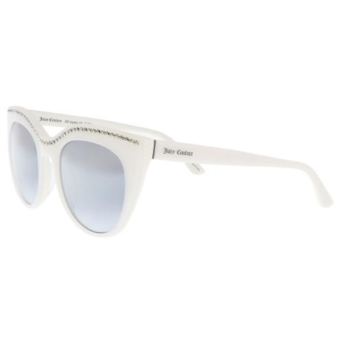 Juicy Couture JU595/S 0VK6/GO White Cat Eye Sunglasses