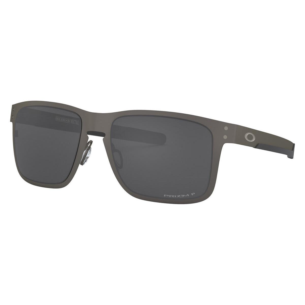 Oakley OO4123 Sunglasses Men Silver Square 55mm