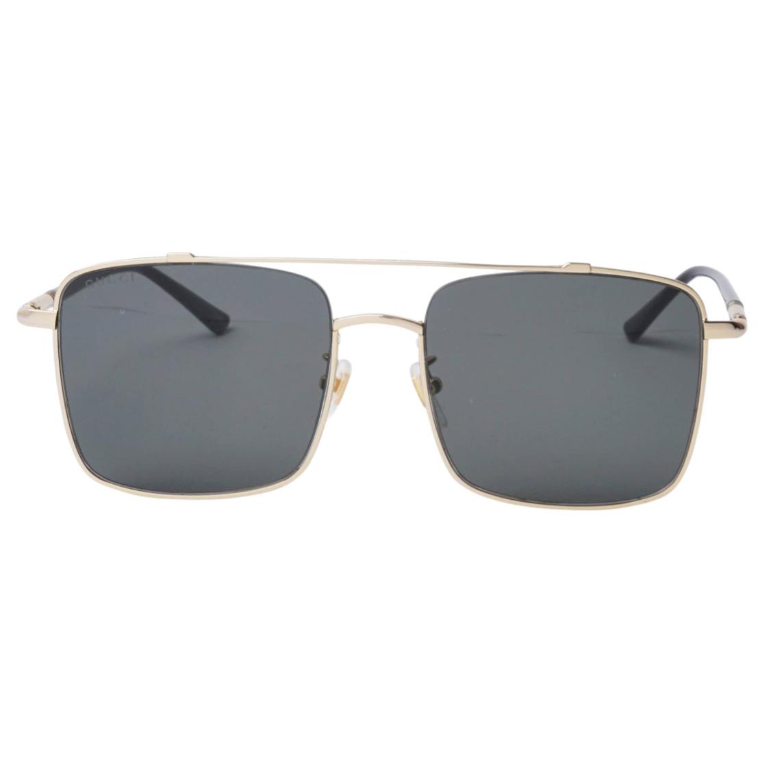 Gucci Men GG0610SK-001 Gold Black Frame / Gray Tinted Lens Sunglasses