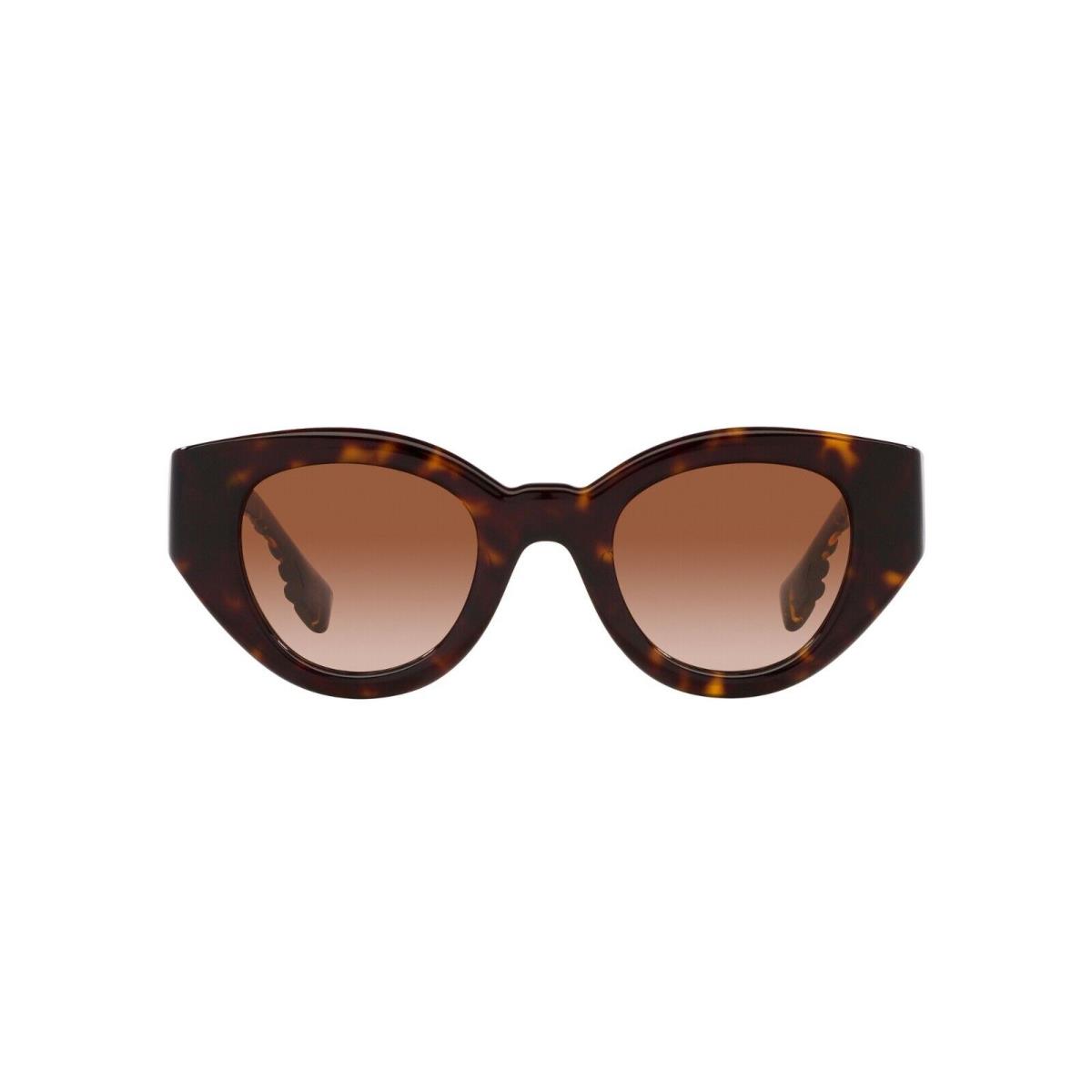 Burberry Meadow BE 4390 Dark Havana/brown Shaded 3002/13 Sunglasses