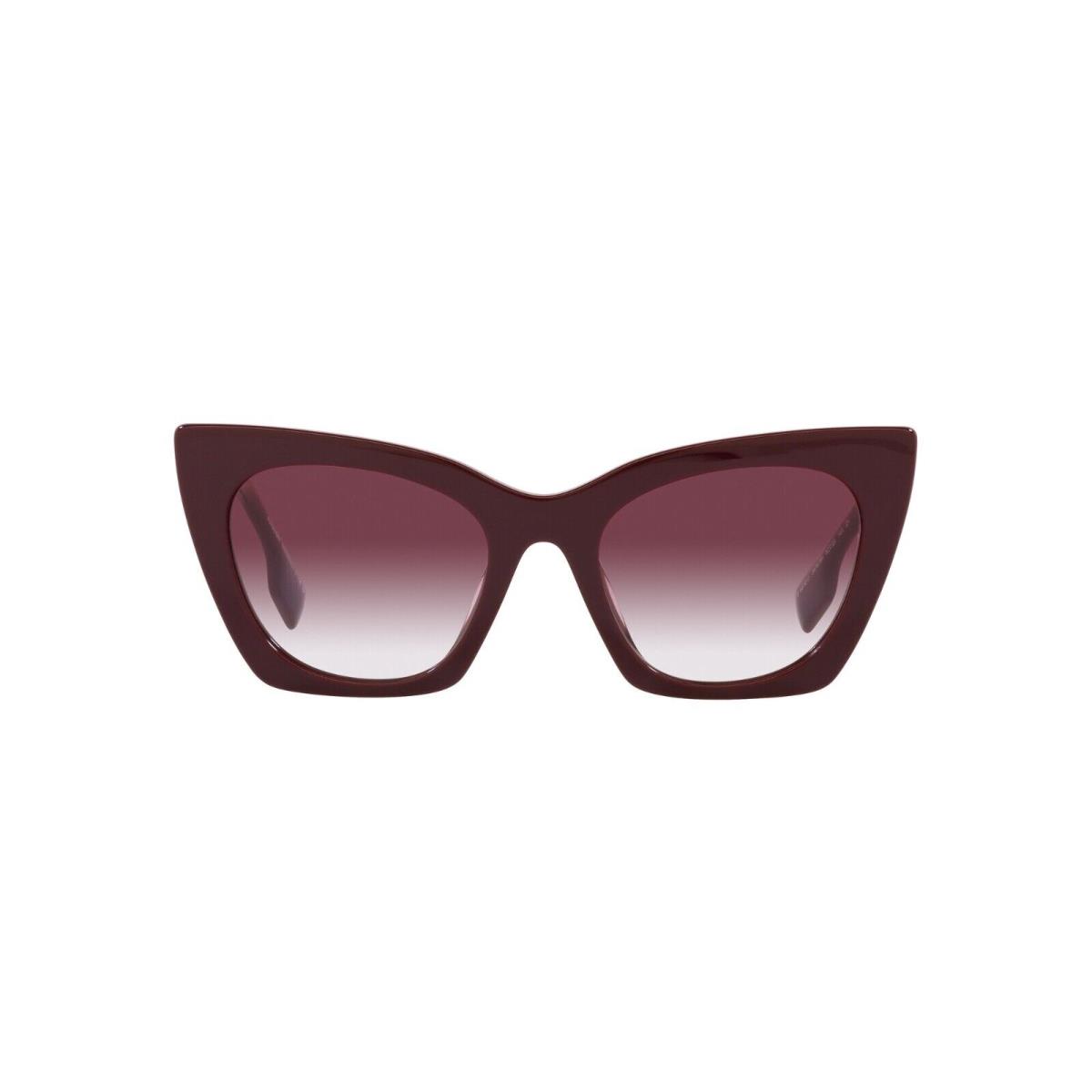 Burberry Marianne BE 4372U Burgundy/violet Shaded 3979/8H Sunglasses