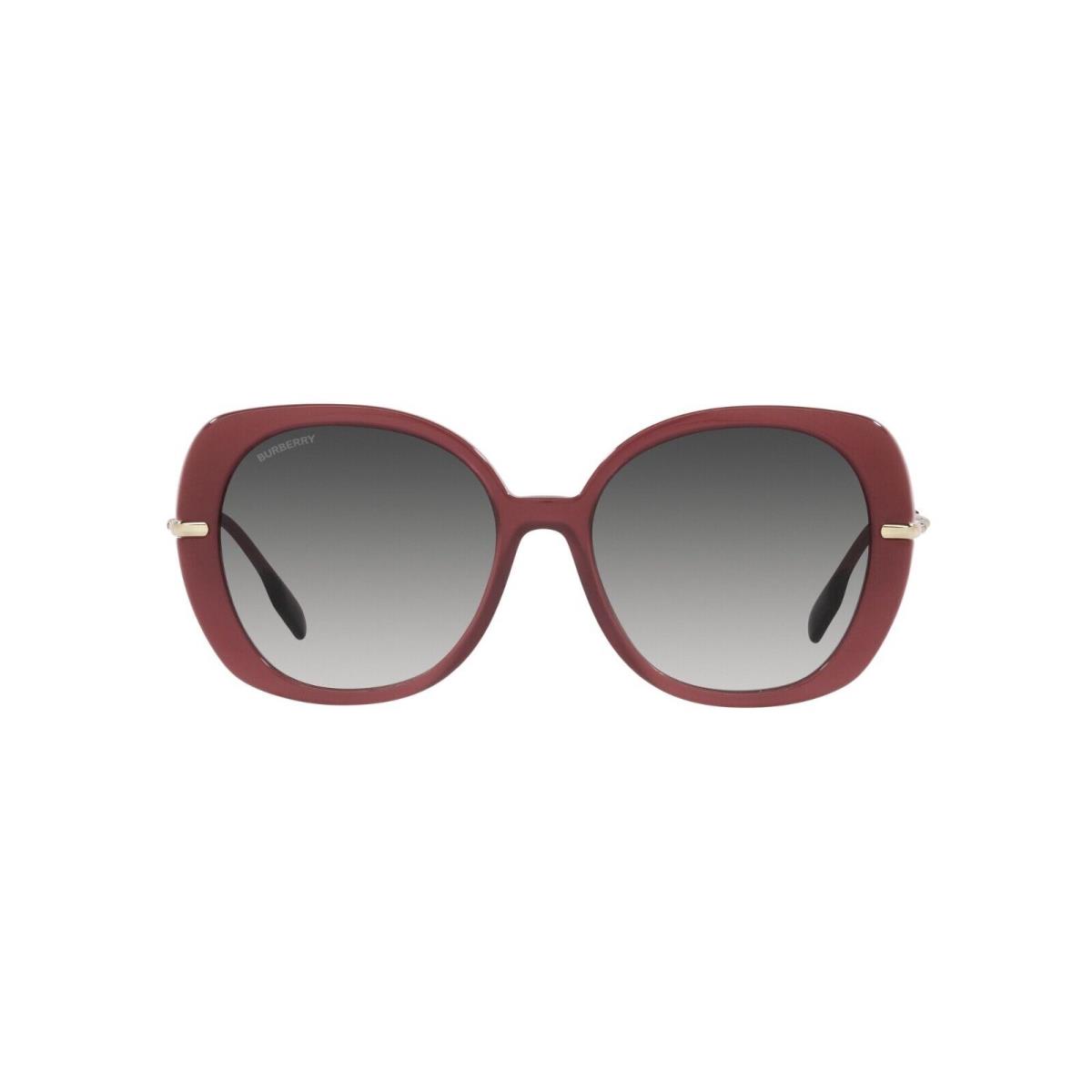 Burberry Eugenie BE 4374 Burgundy/grey Shaded 4022/8G Sunglasses