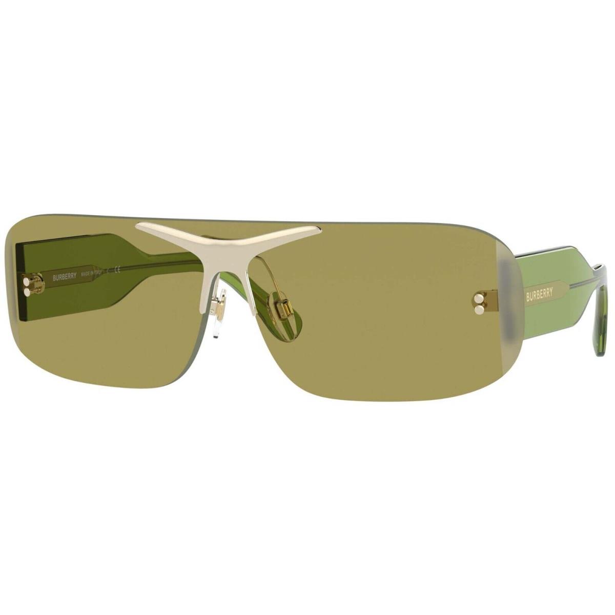 Burberry BE 3123 Pale Gold/green 3917/2 Sunglasses