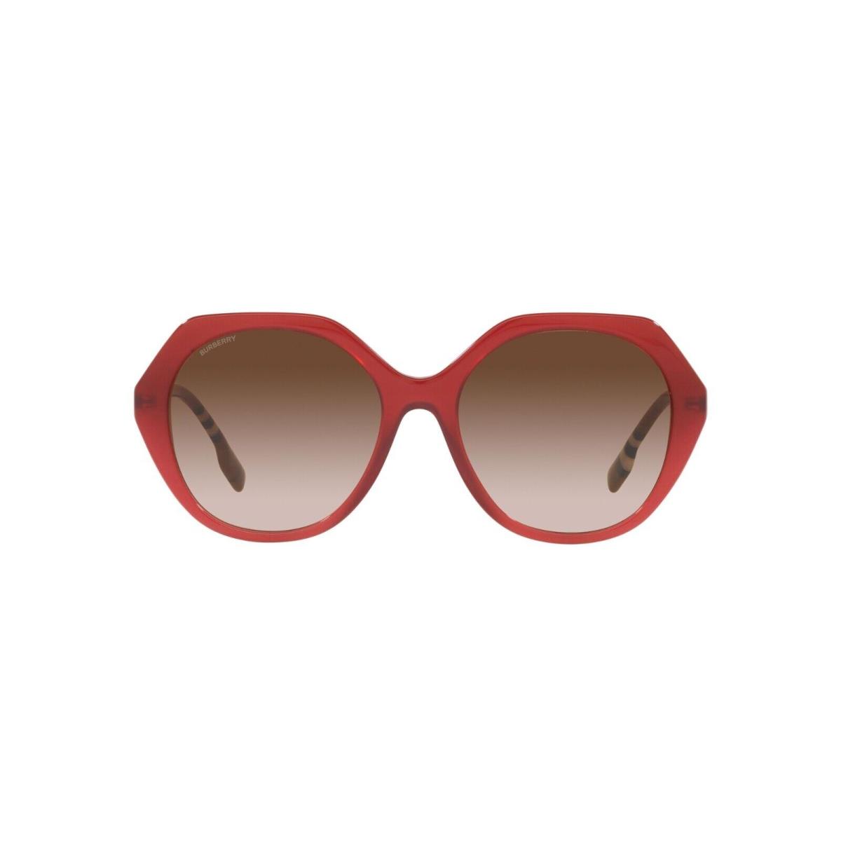 Burberry Vanessa BE 4375 Burgundy/brown Shaded 4018/13 Sunglasses