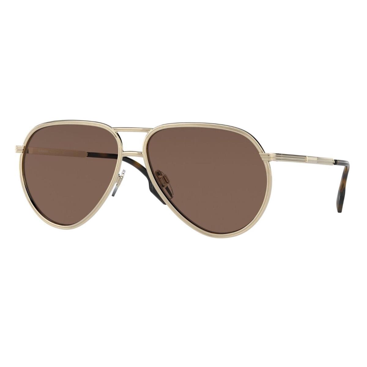 Burberry Scott BE 3135 Pale Gold/brown 1109/73 Sunglasses