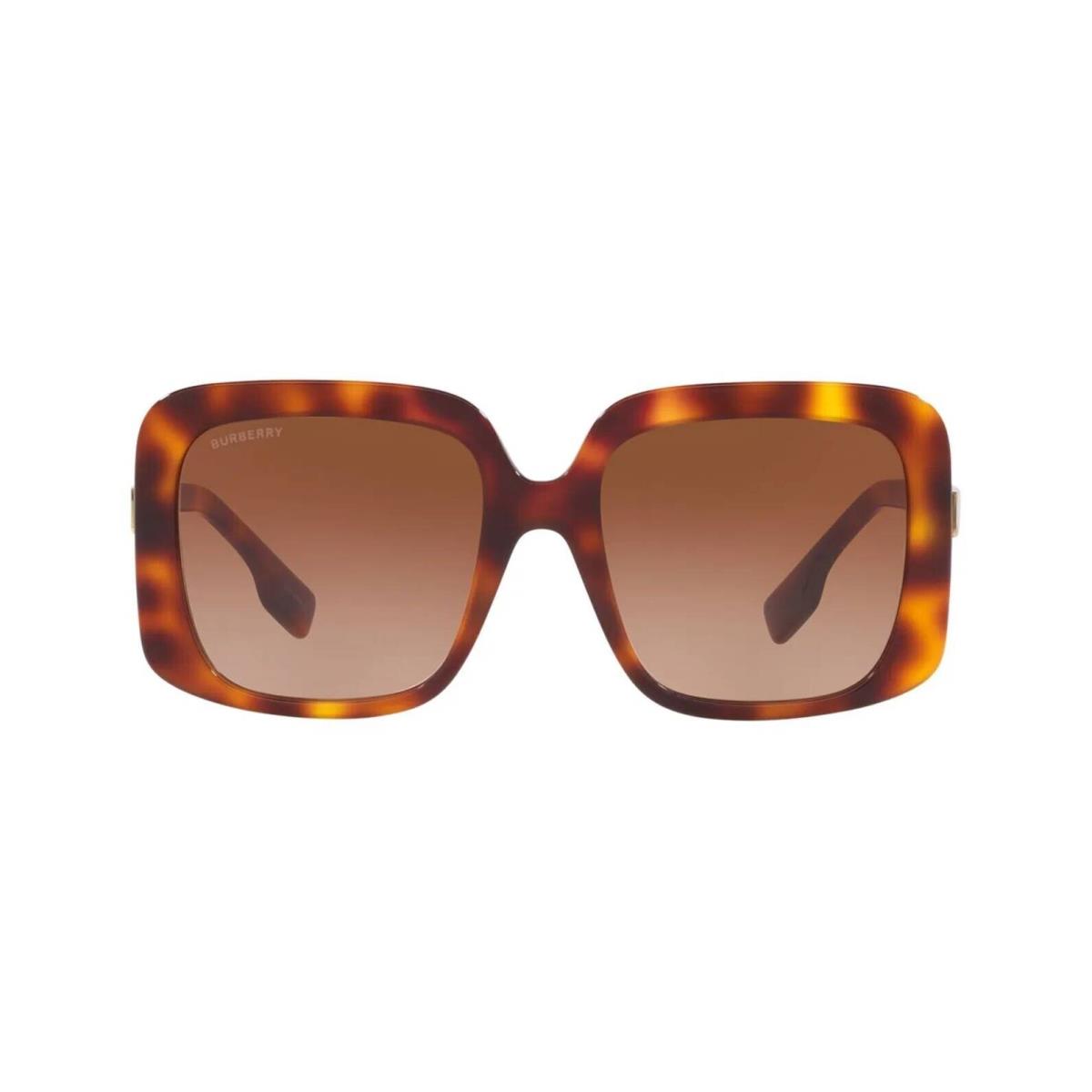 Burberry Penelope BE 4363 Light Havana/brown Shaded 3316/13 Sunglasses - Frame: Light Havana, Lens: Brown Shaded