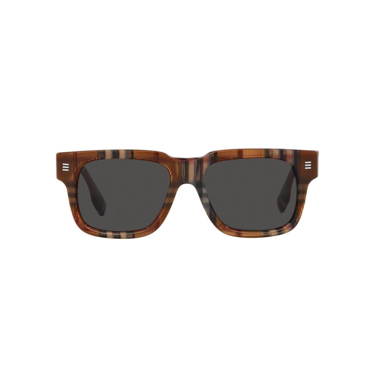 Burberry Hayden BE 4394 Brown Check/dark Grey 3966/87 Sunglasses