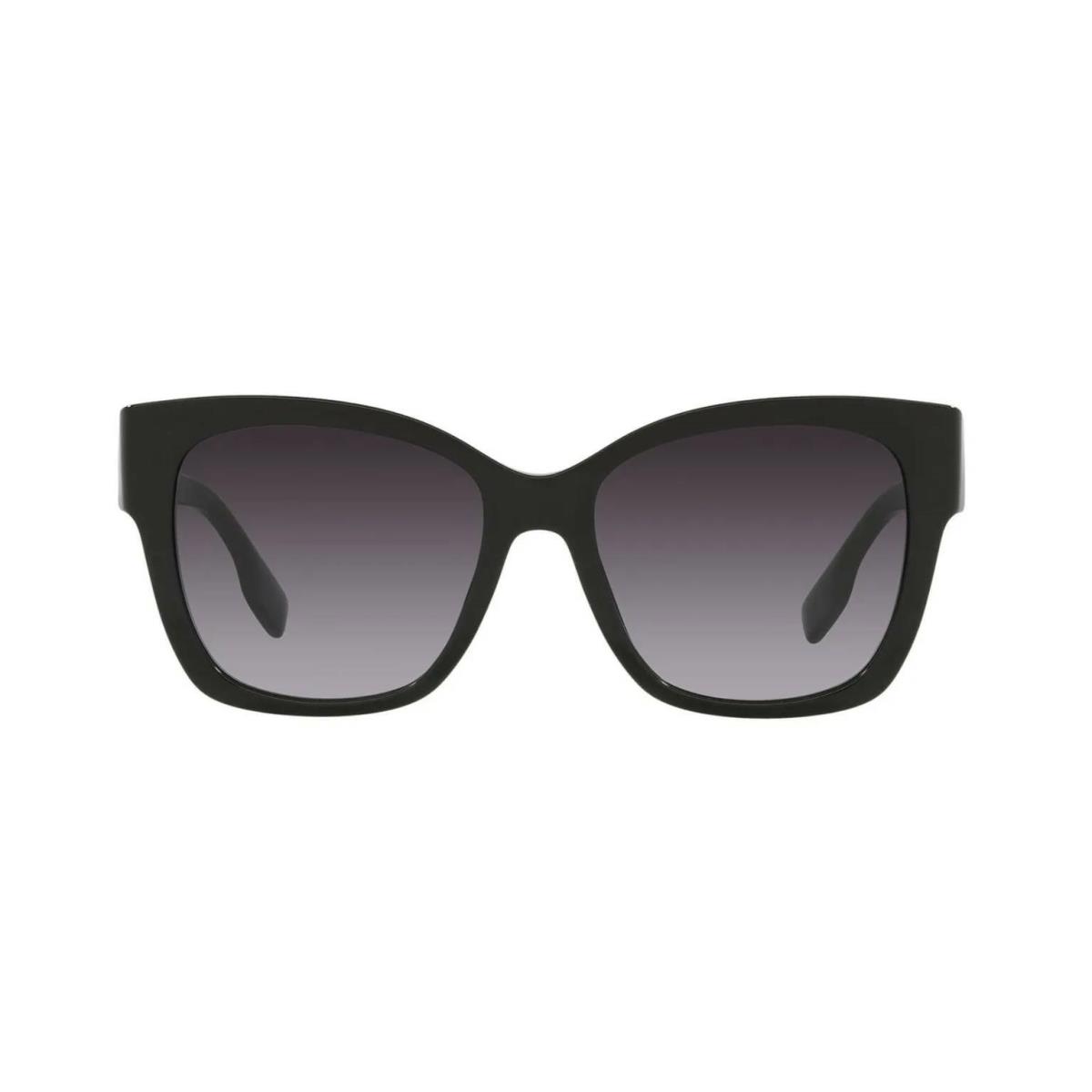 Burberry Ruth BE 4345 Black/grey Shaded 3001/8G Sunglasses - Frame: Black, Lens: Grey Shaded