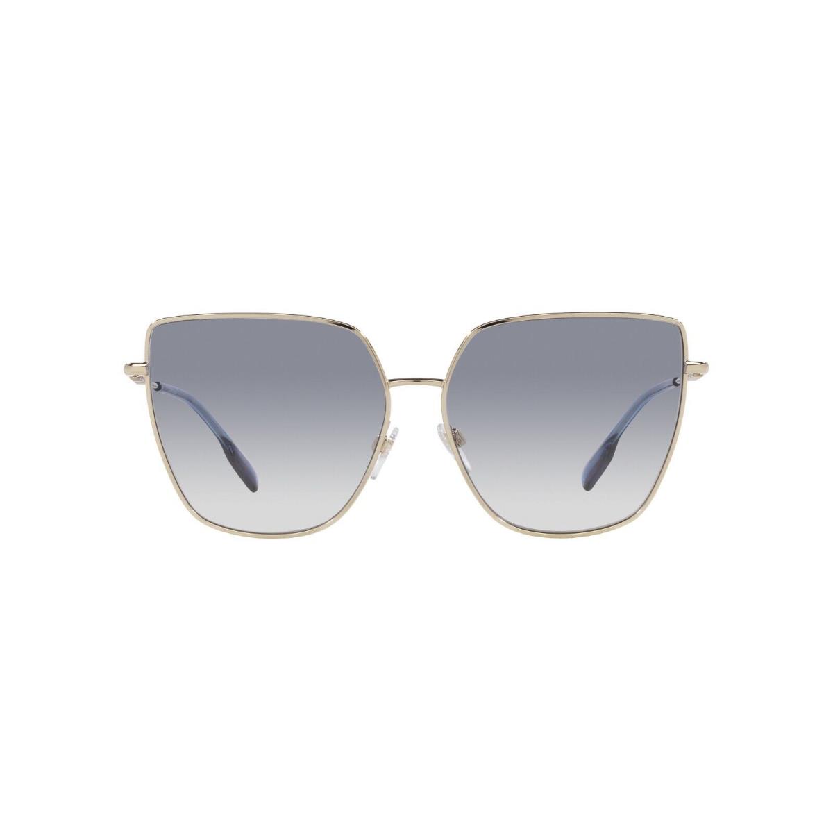 Burberry Alexis BE 3143 Pale Gold/blue Shaded 1109/79 Sunglasses