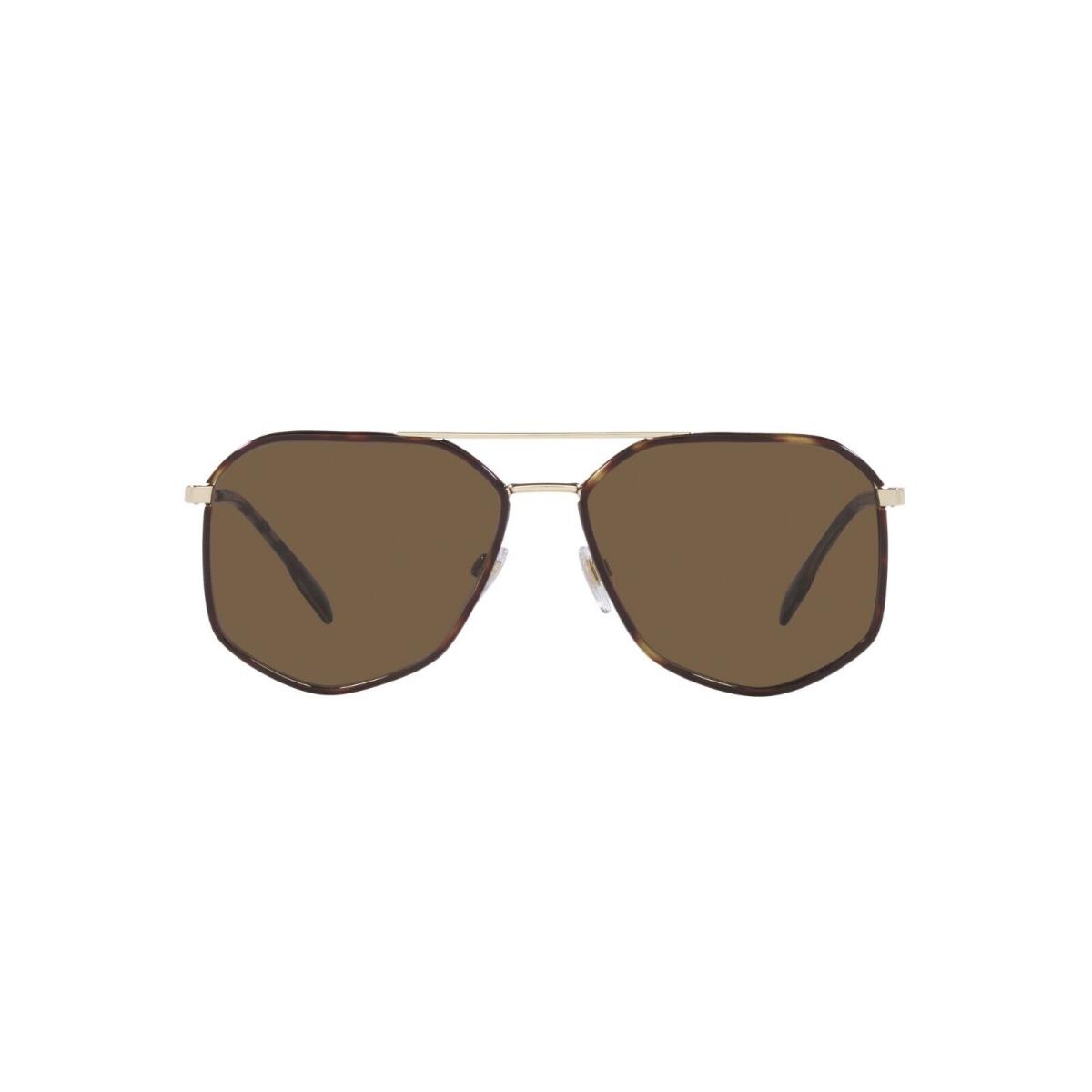 Burberry Ozwald BE 3139 Pale Gold/brown 1109/73 Sunglasses